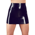 Latex Mini Skirt black