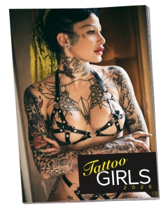 Pin-up Kalender Tattoo-Girls 2026