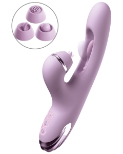 Laperdajaga ja vahetatavate otsikutega j&auml;nkuvibraator G-Touch Pulse Pro