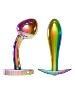 Metal Butt Plug Set in Rainbow Colours | Vibes