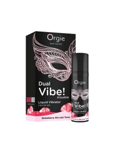 Orgie - Dual Vibe Liquid Vibrator Strawberry Gin & Tonic 15 ml