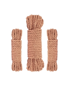 Rosy Gold – Rope Set – Luxury Bondage Ropes