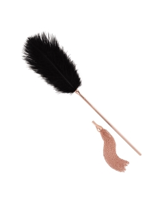 Rosy Gold - Feather Tickler & Whip - Rosegold