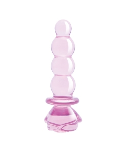 Klaasist mummulise kehaga dildo - analtapp
