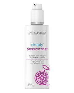 WICKED SIMPLY LUBRICANT PASSION FRUIT 120ML