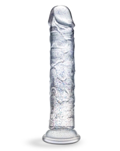 Sädelusega läbikumav dildo iminapaga 6"