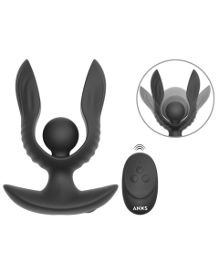 Vibreeriv avanev anaaltapp täispumbatava kuuliga.