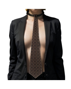Rebellion Tie Bondage Collar