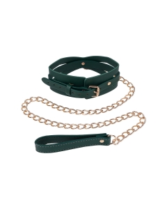 Cutout Collar And Leash