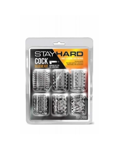 6-osaline peenisemansettide komplekt Stay Hard