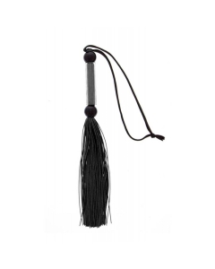 GP Silicone Flogger Whip Black