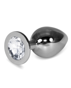 Rosebud Classic Metal Plug L Silver