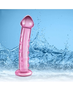 Klaasist roosa dildo Romance