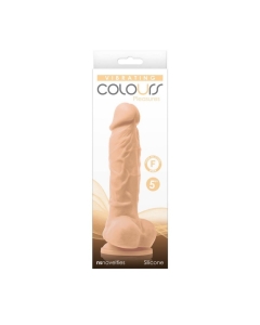 Vibratsiooniga dildo Colours 5" nahavärvi