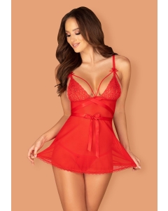 Punane babydoll Lovlea