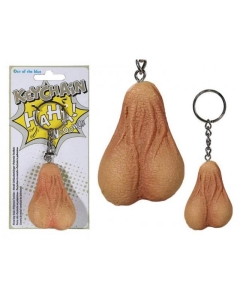 Metal key chain Testicle