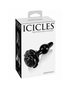 Roosikujulise otsaga must anaaltapp Icicles 77