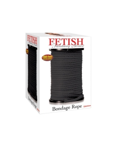 Fetish Fantasy Series Bondage Rope Per Meter Black 61 Meter