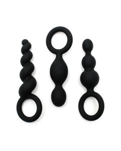 Satisfyer Plugs black (set of 3)