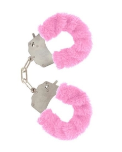 FURRY FUN CUFFS PINK PLUSH