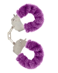 FURRY FUN CUFFS PURPLE PLUSH