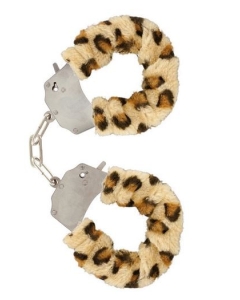 FURRY FUN CUFFS LEOPARD PLUSH