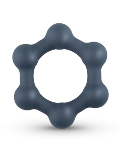 Boners Hexagon Cockring With Steel Balls