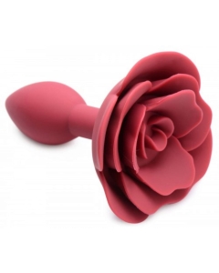 Booty Bloom Silicone Anal Plug With Rose