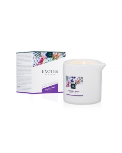 Exotiq Massage Candle Violet Rose - 60g | Vibes