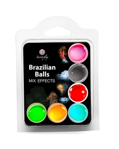 Brazilian Balls sulavad libestikuulid erinevate efektidega 6tk