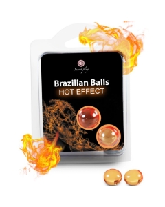 HOT EFFECT BRAZILIAN BALLS - PACK 2 UNITS