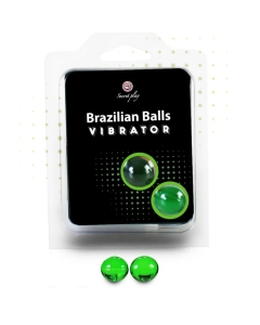 VIBRATION EFFECT BRAZILIAN BALLS - PACK 2 UNITS