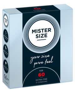 Kondoomid Mister Size 60 mm 3 tk