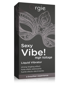 Orgie Sexy Vibe High Voltage, vedel vibraator 15 ml