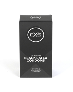 Kondoomid EXS Black musta värvi kondoomid 12 tk