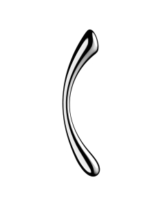 Metallist kaarjas kahepoolne dildo Cosmic Crest 1