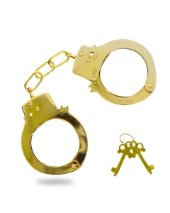 Metal Handcuffs golden
