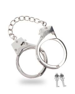 Silver Plated BDSM Handcuffs Taboom
