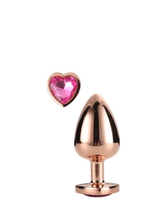 GLEAMING LOVE ROSE GOLD PLUG SMALL