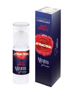 MAI ATTRACTION KISSABLE LUBRICANT HOT EFFECT MOJITO FLAVOR 50ML