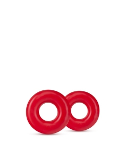 STAY HARD DONUT RINGS OVERSIZED RED