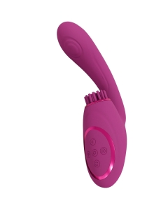 Gen - Triple Motor G-Spot Vibrator with Pulse Wave and Vibrating Bristles